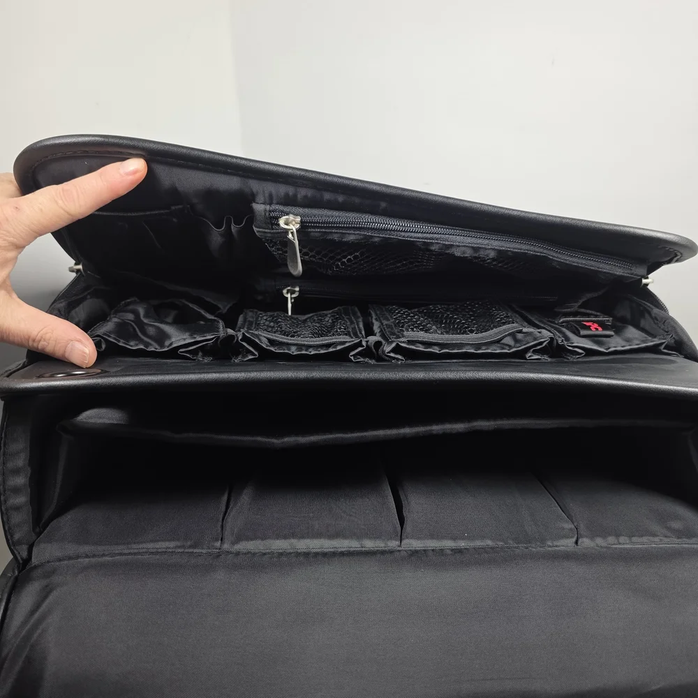 A.P.C. Black Leather Briefcase